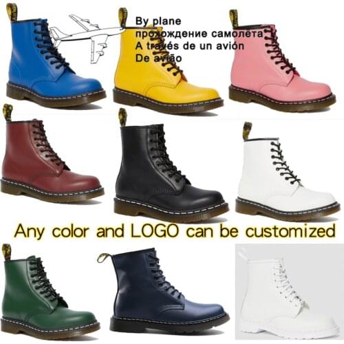 1460 leather casual shoes womens boots motorcycle shoes large shoes luxury shoes ankle boots Martens yellow boots
