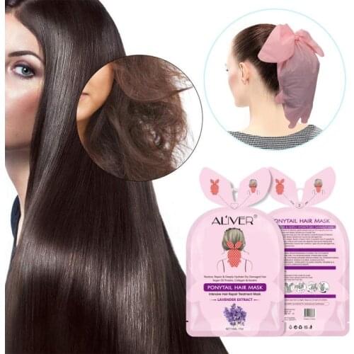 15ml/pc Tail Hair Mask Treatment Deep Nourish Smooth Hair Membrane Repair Hair Fork For Damaged Dry Tail Nursing Treatment TSLM1