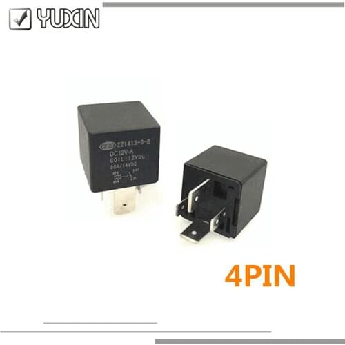 2PCS/LOT 100%Original&New Relay ZZ1413-3-R DC12V-A ZZ1413-3-R-DC12V-A ZZ1413 3 R DC12V A 12VDC 4PIN 80A