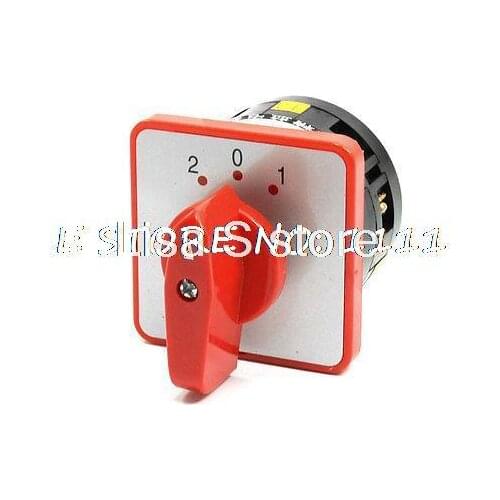 AC 380V 5A LW6-1/B054 3 Position Self-Locking Rotary Cam Changeover Switch