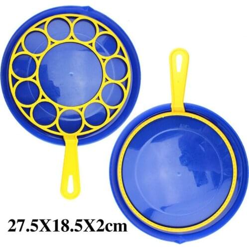 Bubble Machine Blower Maker Bubble Outdoor Blowing Bubble Plate Navy Blue Soap for Children Funny Gift Toys Big Dish Bubble Set
