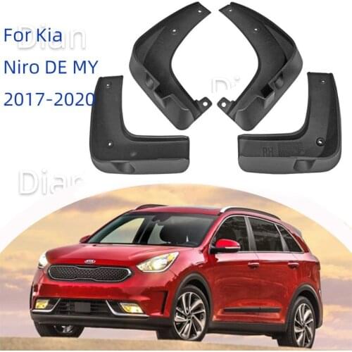 For Kia Niro DE MY 2017 2018 2019 2020 Car Mudguard Anti-splash Anti-Fouling Front Rear Fender Accessories