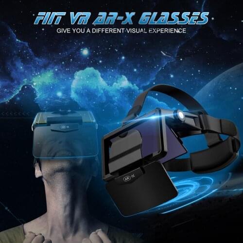 For 4.7-6.3 Inch Phone For VR AR-X Helmet 2021 AR Glasses 3D VR Headphones Virtual Reality 3D Glasses Cardboard VR Headsets