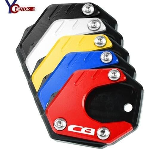 For HONDA CB125R CB300R 2018+ CB400X CB500X CB500F 2013-2020 2019 2014 2015 2016 CB650R CNC Motorcycle Side Stand Enlarge Plate