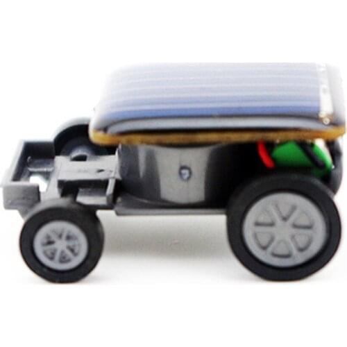A Solar Panel Gadget Smallest Solar Power Solaire Mini Toy Car Solar Early Education Creative Car Racer Kid Toys éNergie Solaire