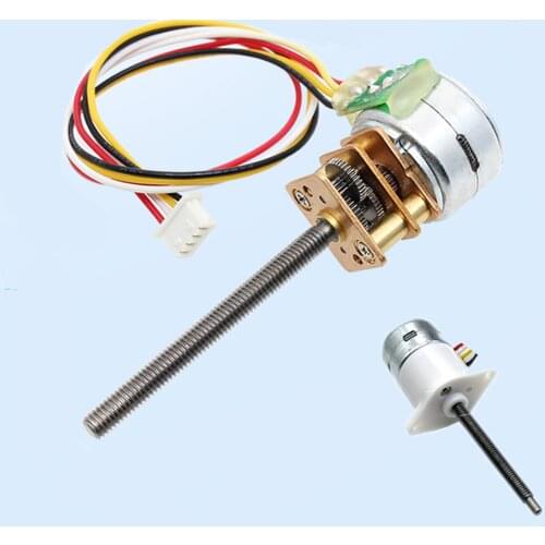 GM12-15BY DC 5V12V Step Motor 1:50 M3 Screw Threaded PTZ Intelligent Pan Robot Monitor