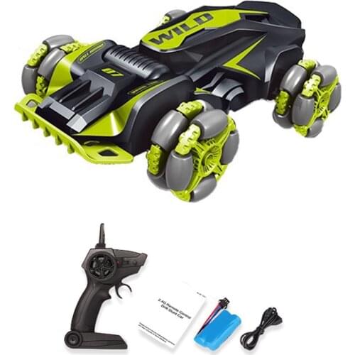 RC Racing Stunt Car 1:14 Scale 4WD 2.4Ghz High Speed 360°Rotating Remote Control Drift Car Model Vehicle Toy