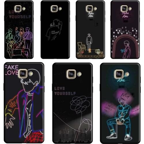 Love Yourself Art Case For Samsung A9 A8 A6 A7 J8 2018 A3 A5 J4 J6 Plus J1 J3 J5 J7 2017 2016 Phone Cover