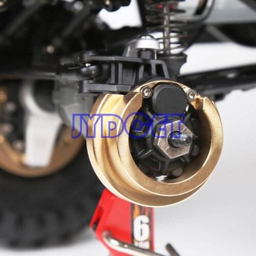 82G/123G Brass Counterweight Balance Weight Portal 2Pc For 1/10 RC Crawler Car Part Traxxas TRX4 G500 TRX6 defender Accessories