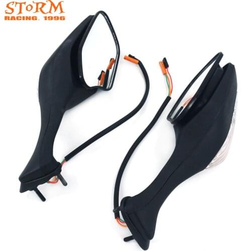 Motorcycle Left Right Rear View Side Rearview Mirror Turn Signal Light For Honda CBR1000RR CBR 1000RR 2008 2009 2010 2011 2012
