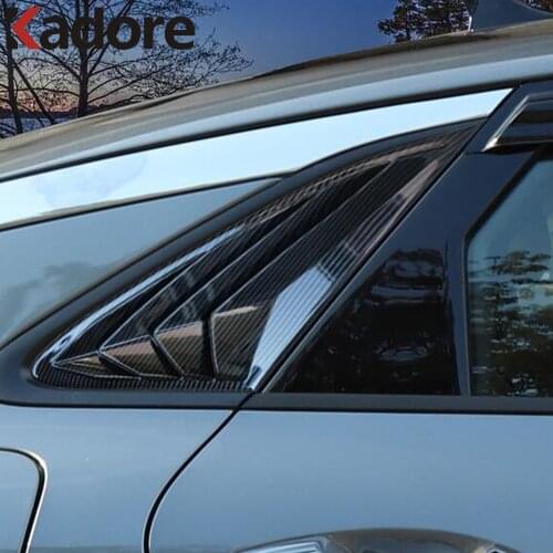 For KIA K5 Optima (DL3) 2021 2022 Carbon Fiber Rear Window Louvers Spoiler Cover Trim Car Exterior Auto Accessories