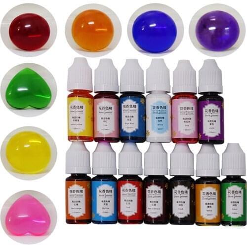 13 Color Epoxy Resin Pigment DIY Epoxy Color Pigment Flower Favor High Concentration Resin Craft Colorant Dye Ink Jewelry Making