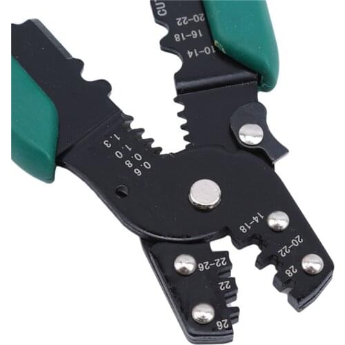 Cold Press Pliers Multi-Function Crimping Pliers Wire Stripper Car Connector Bolt Cutter Repair Handle Tool