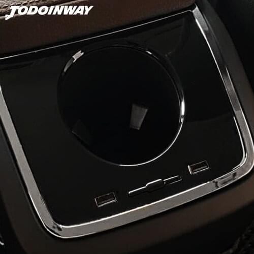 Car Styling Stowing Tidying For Volvo XC60 XC90 V60 S60 Car Rear Seat Air Outlet USB Charging Panel Water Cup Holder Frame 2020