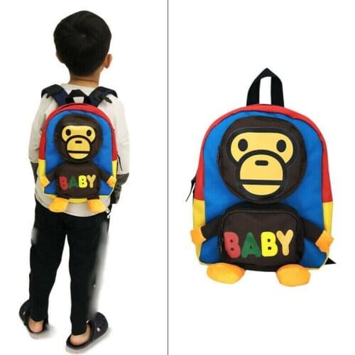 New Kids Boy Girl Toddler Brown Little Monkey Shoulder Bag School Bags Travelling Backpacks Children Gifts
