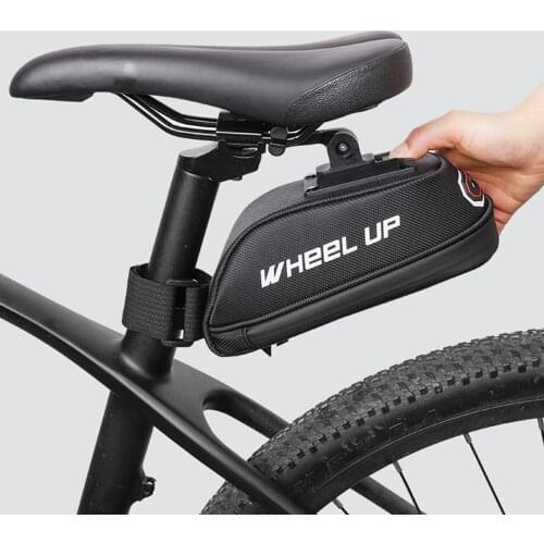 Bike Saddle Bag MTB Bike Rear Seatpost Bag Tail Bags Rainproof Road Bike Pouch With Reflective Tape For Cycling Bike Accessories