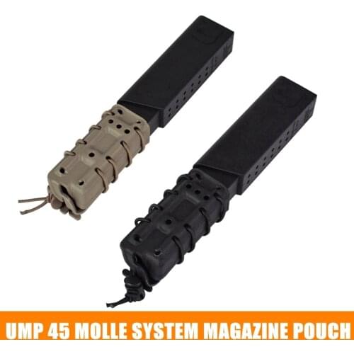 Ump45 9MM Tactical Quick Release Fast Mag Holster Hunting Magazine Pouch Case Box for Molle System