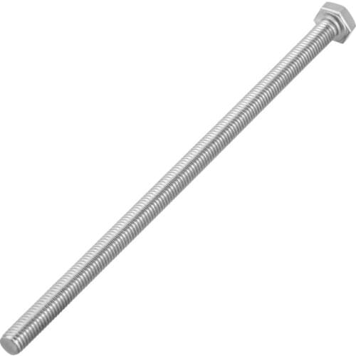 Uxcell 4pcs M6 Thread 140mm 150mm 304 Stainless Steel Hex Head Screws Bolts Fastener For Component Industrial Construction
