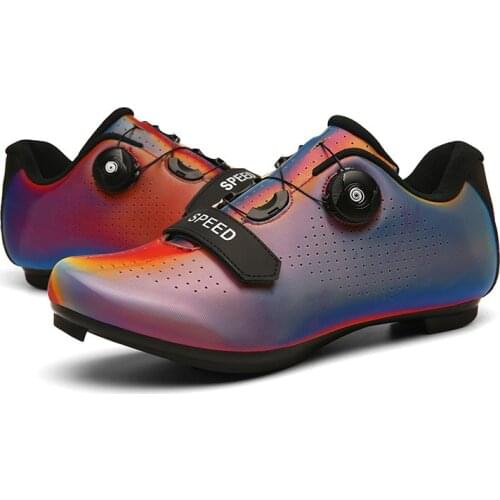 Cycling Shoes, Mens And Womens Cycling Shoes, Road Bike Shoes, Sports Reflective Strips, Lockless Mountain Biking Shoes