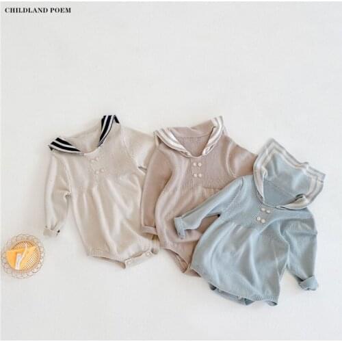 Knitted Baby Clothes Newborn Baby Romper Sweaters Autumn Baby Boy Romper Toddler Infant Baby Costumes Girl Romper Baby Jumpsuits