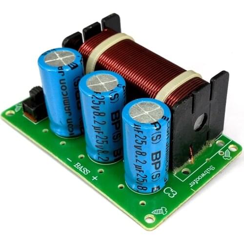 1 PCS 200W Bass Speaker 50Hz Subwoofer Frequency Divider Home Theater Hifi Stereo Bass DIY Car Audio Woofer Crossover Filter