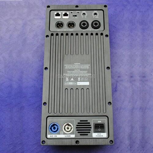 2400W Subwoofer Amplifier Module Professional Speaker Plate Amplifier Class D with DSP Audio Processor
