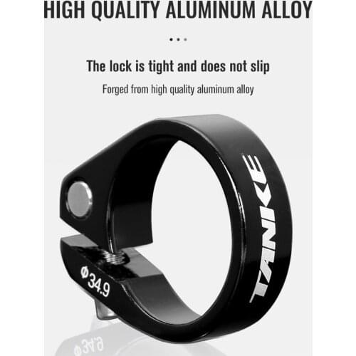 31.8mm/34.9mm Aluminum Alloy Bike Seat Clamp Mountain Road Bike Bicycle Seatpost Clamp Bicycle Seat Parts