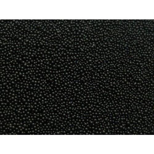 50Gram Black Glass Micro Beads Microbeads No-hole Embellishment + Storage Box
