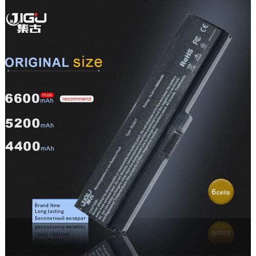 JIGU Laptop Battery PA3816U-1BRS PA3817U-1BAS PA3817U-1BRS PA3818U-1BRS PA3819U-1BRS For TOSHIBA Satellite L650 L600 L310 Series