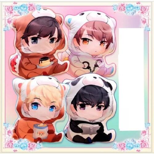 Anime Figures Plush Toys Stuffed Plush Pillow Cushion for Kids Cosplay Baiqi Lizeyan Boys Children Birthday Gift Plush Toy Doll