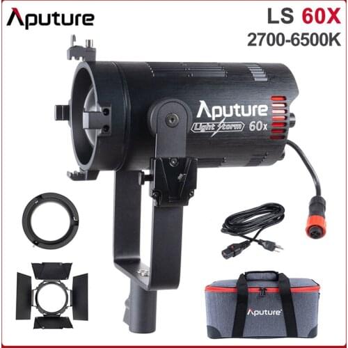 Aputure LS 60x Studio LED Video Light Bi-color 2700K-6500K 60W Portable Outdoor Lighting Spotlight for Photography Video Movie