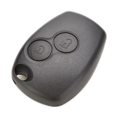 Audew 2 Buttons Remote Car Key Shell For Renault No Chip Uncut Blade Car Key Case Flip Fob Car Cover