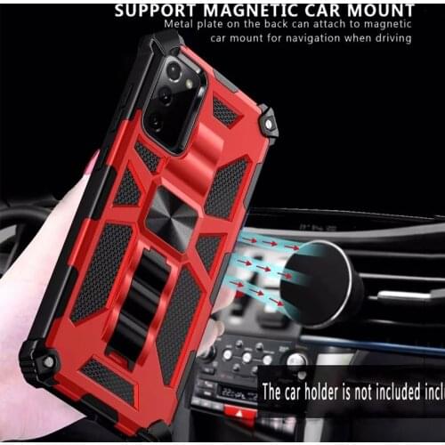 Funda Case for Samsung Galaxy S21 Ultra S20 Note 20 Ultra Magnetic Car Bracket Coque Shockproof Protective Phone Case Cover Capa