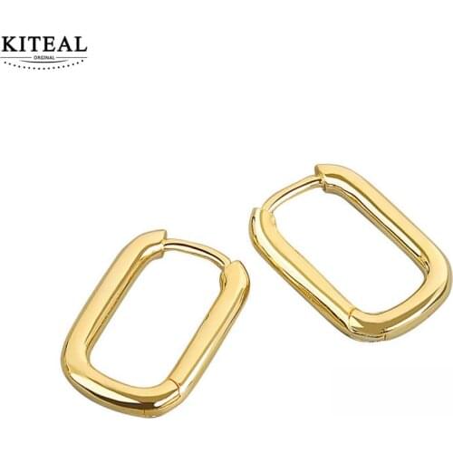 KITEAL summer style silver plated Maiden earrings 13*20mm earring female 2021 Oval U earring for women jewelery