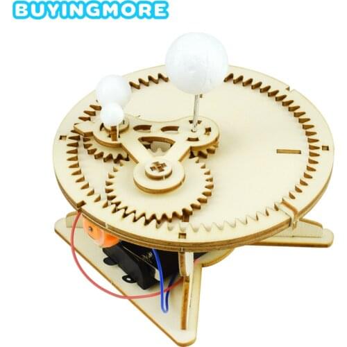 Universe Planet Motion Model Kits Science Toy for Children DIY Assembly Models Learning Astronomical Science Educational Toys