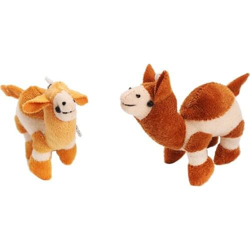 2020 New Cute Soft Camel Key Chain Funny Stuffed Kids Gift Toy Plush fashion lovely shape Key pendant Plush toy Hot Sale