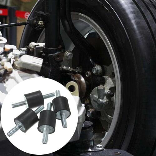 4PCS/lot 20x20 M6 Double Make Thread Rubber Shock Absorbers Anti Vibration Damper Mounts Make Tool Damping Element