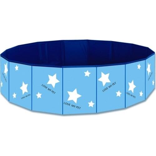 Dog Swimming Pool Foldable Reused Multiple Times Pet Bath Swimming Tub Strong Strength Dog Cat Babies Portable Outdoor Pool