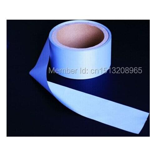 TM9806:3cm width*100yards length polyester(R>420 cd/lx.m2) class2 reflective fabric\tape for warning sew