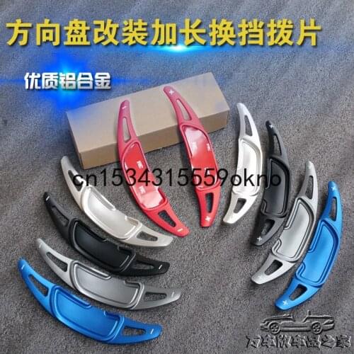 2pcs Aluminium Alloy Car Steering Wheel Shift Paddle Blade Shifter Extension For Benz AMG GCLASL A C G Series