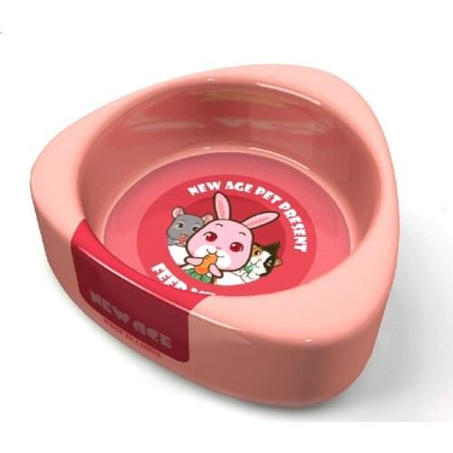 Strengthened Ceramic Small Animals Food Bowl Rabbit Totoro Guinea Pig Food Bowl Hedgehog Hamster Feeder Hamster Accessories