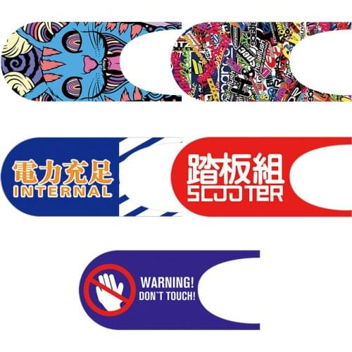 PVC Waterproof Scooter Decorative Sticker Personalized Scooter Foot Pads Decals Electric Scooter Modification for Xiaomi M365/1S