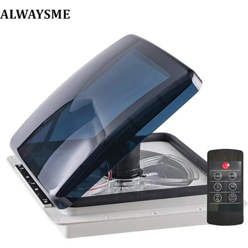 ALWAYSME 14" RV Roof Vent With Remote Controller ,Open Hole:350X350mm