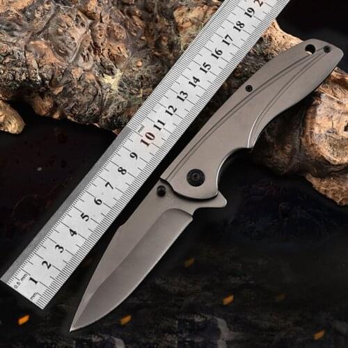 21.5CM-57HRC Tactical Knife New Mini CN(Origin) 440 Folding Knife Multifunctional Outdoor Knife