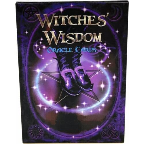 47 cards New Full English witches wisdom oracle cards deck mysterious tarot cards guidance -divination fate fortune card game