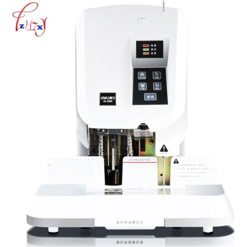 Automatic electric binding machine desktop tube binding machine financial binder 50mm Thickness office equipment 1 pc