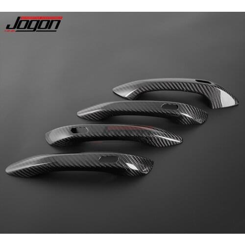 Car Styling Real Carbon Fiber Door Handle Cover Trim For Porsche Panamera 971 4 4S GTS Turbo 2016-2021