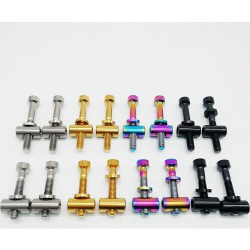 2pcs/pair M5x30mm M5X40mm Seat Post Bolt Titanium Alloy Thomson Seatpost Bolt Bicycle Screw Bike Parts