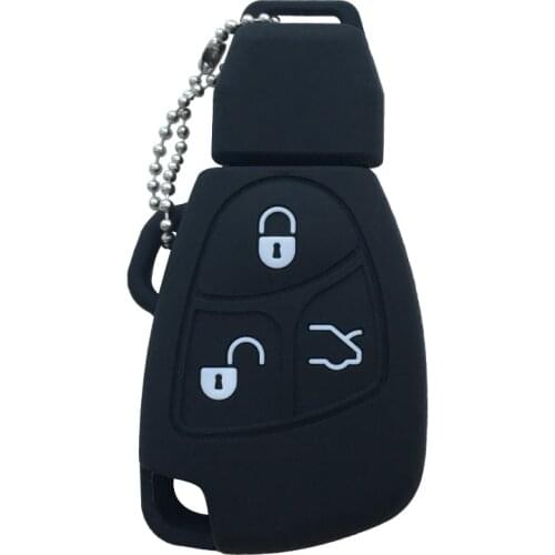 Car Key Case Cover for Mercedes Benz AMG Viano W639 W211 W202 220th B C E S ML SLK CLK Class Key Fob Shell Car Accessories