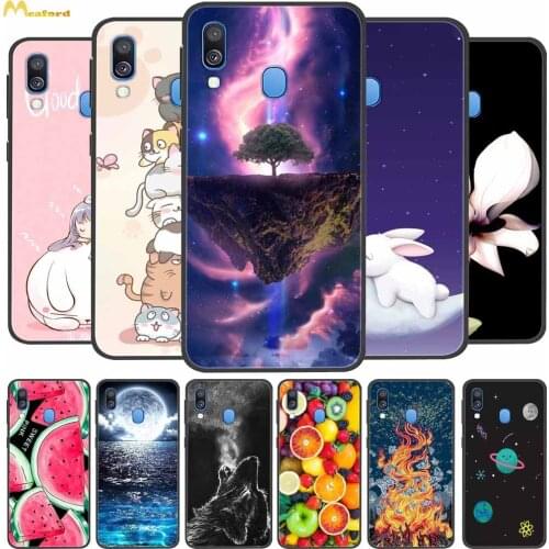 For Samsung A40 Case Tiger Silicone Soft Phone Cover For Samsung Galaxy A30 A20 A10S Phone Cases Balck TPU A 40 A405F Funda Capa